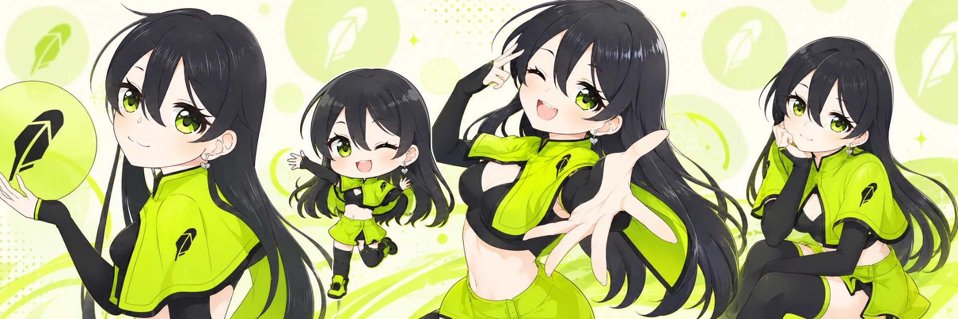 Robinhood-chan character studies